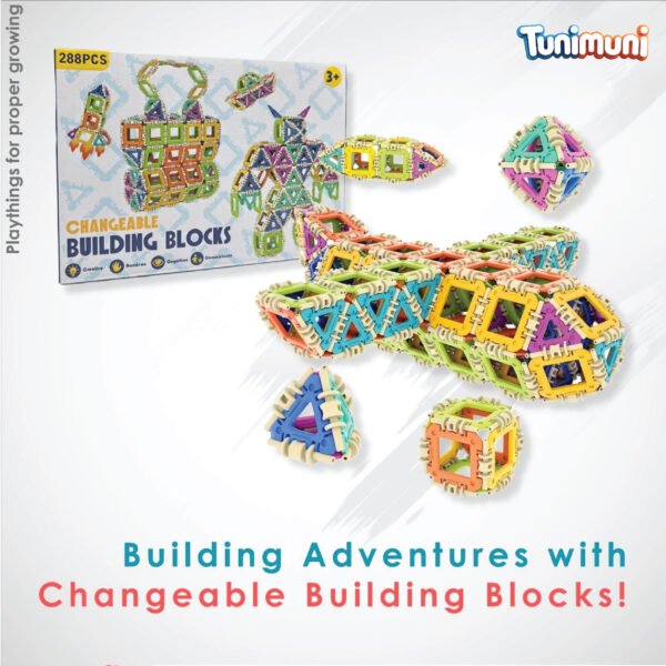 3D Changeable Building Blocks 288pcs