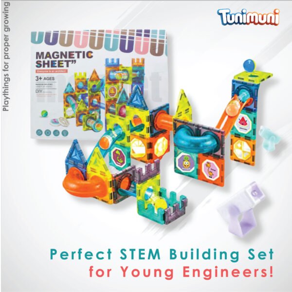 3D STEM Magnetic Sheets 98 Pcs